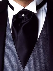 Ascot Tuxedo Tie - Solid Fusion "Very Chic"!
