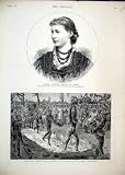 1881 Mauritius Hindo Religious Ceremony Princess Fire