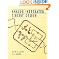 Analog Integrated Circuit Design by David Johns and Ken Martin