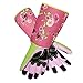 Long Sleeve Gardening Gloves Pruning Thornproof Garden Gloves with Extra Long Forearm Protection for Gardener - Puncture Resistant (Floral)
