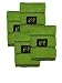 Black Overweave Dish Cloths (Lime Green, 4-Pack)