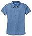 Port & Company - Ladies Long Sleeve Value Denim Shirt XXL Ink Blue*