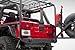 Body Armor 4x4 TJ-2994Black Standard Design Rear Bumper for Jeep 1987-1996 YJ and 1997-2006 TJ