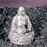 New Buddha Collectible Pewter Cone Incense Burner Aromatherapy