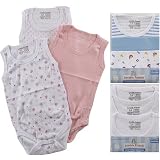 3-Pack Sleeveless Bodysuits