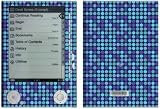 Dots Indigo Design Protective Decal Skin Sticker for Sony Digital Reader PRS-505 Models