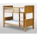CORONA SINGLE PINE BUNK BED IN WAXED FINISH