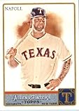 2011 Topps Allen & Ginter Baseball Card # 183 Mike Napoli - Texas Rangers - In a Protective Display Case!