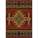 Genesis Arizona Crimson Southwestern Rug Size: 3'11" x 5'3" Rectangle
