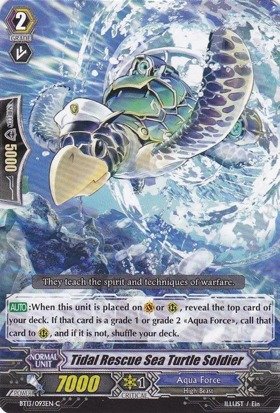 Cardfight!! Vanguard TCG - Tidal Rescue Sea Turtle Soldier (BT13/093EN) - Catastrophic Outbreak