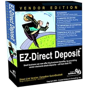 EZ-Direct Deposit Canadian - Pay Vendors by Coastal Software & Consulting