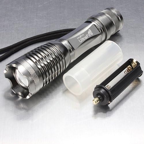 Ultrafire CREE XM-L T6 12W 1800LM Zoomable LED Flashlight