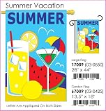 Summer Vacation Garden Flag Indoor/outdoor 13.5 X 18
