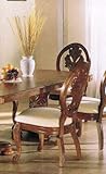Set of 2 Dining Chairs Medium Oak Finish