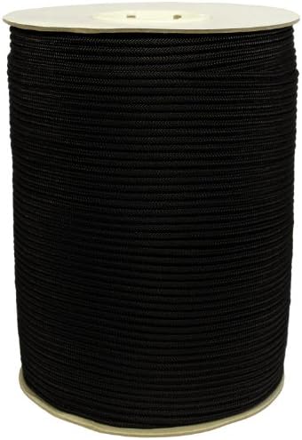 3/16" (4.5mm) Rhythm Traders Djembe Rope 1200 foot Spool - Black