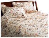 Malibu Shores Rose/Blush Floral 4 Piece Jacquard Comforter Set, Queen