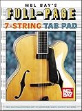Product details for Mel Bay Full-Page 7-String Tab Pad