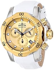 Invicta Womens 16090 Venom Analog Display Swiss Quartz White Watch