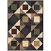 Radici USA Castello 1184 | Black Area Rug 5'5" x 7'7"