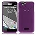 Cbus Wireless Matte Finish TPU Flex-Gel Silicone Case / Skin / Cover for BLU Studio 5.0 C HD / 5.0C HD - Semi Transparent Purple