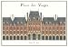 Places Des Vosges - Art Print Poster 6 x 4 i