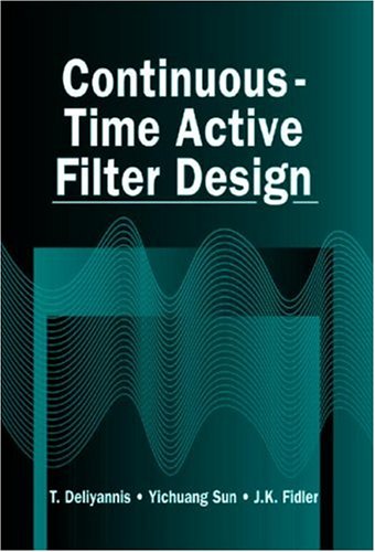 Continuous-Time Active Filter Design (Electronic Engineering Systems)