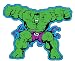 All Products : Incredible Hulk Bumper Sticker comics 5.5" X 4.5"