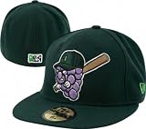 Jamestown Jammers Green On-Field Authentic 5950 Fitted Hat