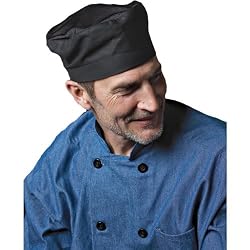 Uncommon Threads 100% premium cotton twill chef beanie