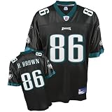 Reebok Philadelphia Eagles Reggie Brown Replica Alternate Jersey