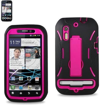 Motorola Photon 4G Electrify Hybrid Kickstand Case Pink