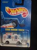 #005 Good Humor Truck White Large window 7-spoke Wheels Collectible Collector Car Mattel Hot Wheels