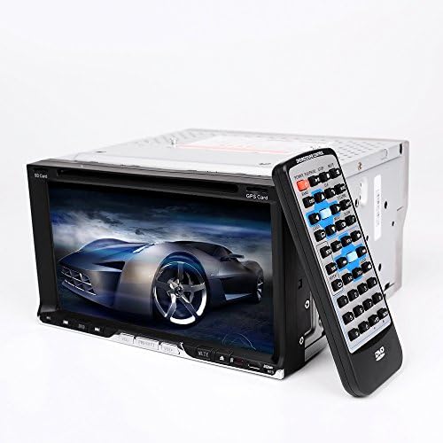 2016 Newest Win CE System 7 Inch Double Din Car CD DVD VCD Player Car Auto Stereo Video Include HD Digital and Sensitive Touch Screen Multimedia Car PC Bluetooth for hands free call &amp; music