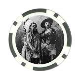 Buffalo Bill Sitting Bull Poker Chip Card Guard Great Gift Idea