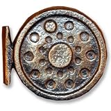 Buck Snort Hardware Fly Fishing Reel, Antique Brass