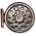 Buck Snort Hardware Fly Fishing Reel, Antique Brass
