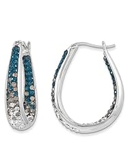 Sterling Silver Swarovski Elements Dallas Spirit Earrings