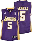 Jordan Farmar Youth Jersey: adidas Purple Replica #5 Los Angeles Lakers Jersey