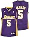 Jordan Farmar Youth Jersey: adidas Purple Replica #5 Los Angeles Lakers Jersey
