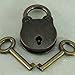 Old Vintage Antique Style Mini Padlocks Key Lock (Lot of 3)