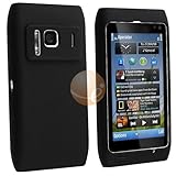 Silicone Skin Case for Nokia N8, Black