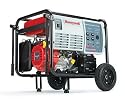 Honeywell HW5500E 6875 Watt 11 HP 337cc OHV Portable Gas Powered Home Generator With Electric Start (Non-CARB Compliant)