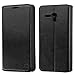 Alcatel One Touch Fierce XL Phone Case , The Smart Choice (Tm) Wallet Case Pouch Cover Fold Stand Case Premium Leather Wallet Flip Case Pu Leather with Card Slots(black)