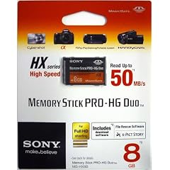 [海外パッケージ] SONY メモリースティック Pro-HG Duo HX 8GB 50MB/s MS-HX8B