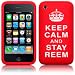 from AIO AIO Keep Calm And Stay Reem Lasred Silicone Case For Apple iPhone 3G 3Gs + LCD Screen Protector