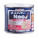 アトムハウスペイント 水性つやあり多用途塗料 オールマイティーネオ200ML ベージュ