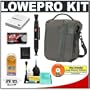 Lowepro Classified 140 AW Digital SLR Camera Case (Sepia) + Accessory Kit for Canon Rebel T3, T3i, T2i, EOS 60D, 5D, 7D, Nikon D3100, D5100, D7000, D300s & Sony Alpha A560, A580, A33, A35, A55, A65, A77