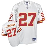 Reebok Kansas City Chiefs Larry Johnson Replica White Jersey Size: Large