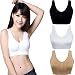 BJAC Non Paded Slim Sports Aire Bra (Black, White & Beige Color Pack of 3) RS.250.00