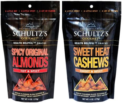 Schultz's Gourmet Sweet Heat Cashews & Spicy Original Almonds